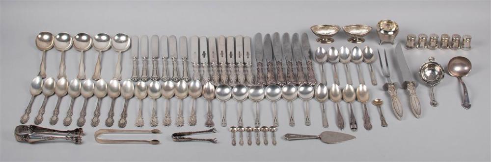 GROUP OF AMERICAN SILVER FLATWARE PIECESGROUP