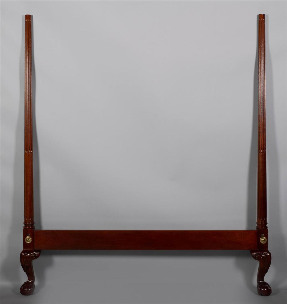 CHIPPENDALE STYLE MAHOGANY FOUR