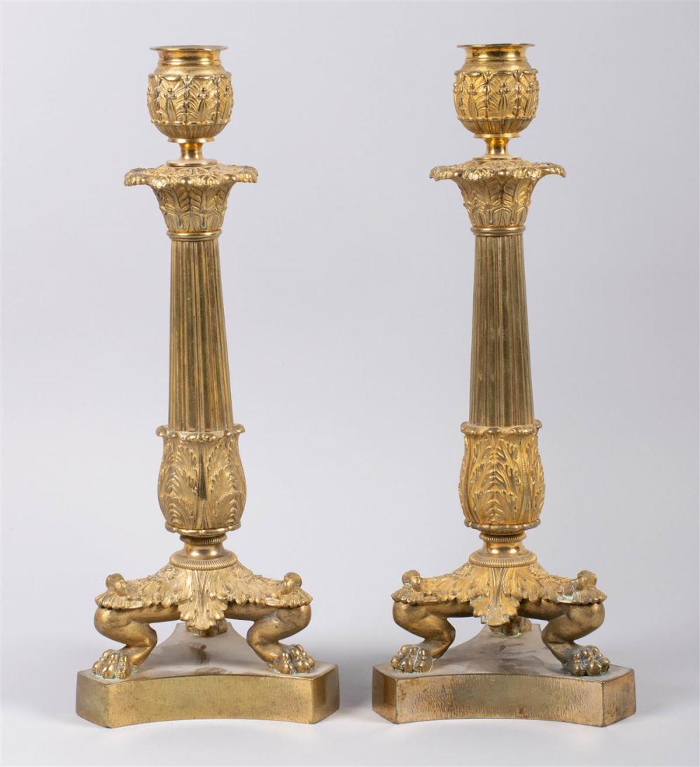 PAIR OF FRENCH EMPIRE STYLE GILT BRONZE 33b90f