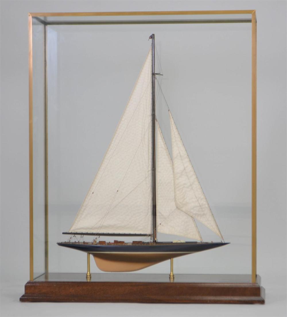 MODEL OF 1954 AMERICA'S CUP YACHT