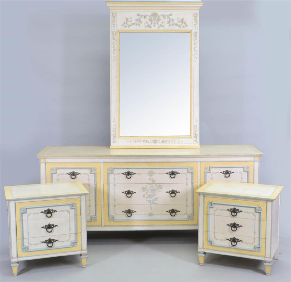 SUITE OF NEOCLASSICAL STYLE PAINTED 33b949