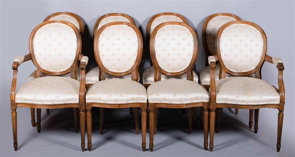 SET OF EIGHT LOUIS XVI STYLE BEECHWOOD 33b9ae