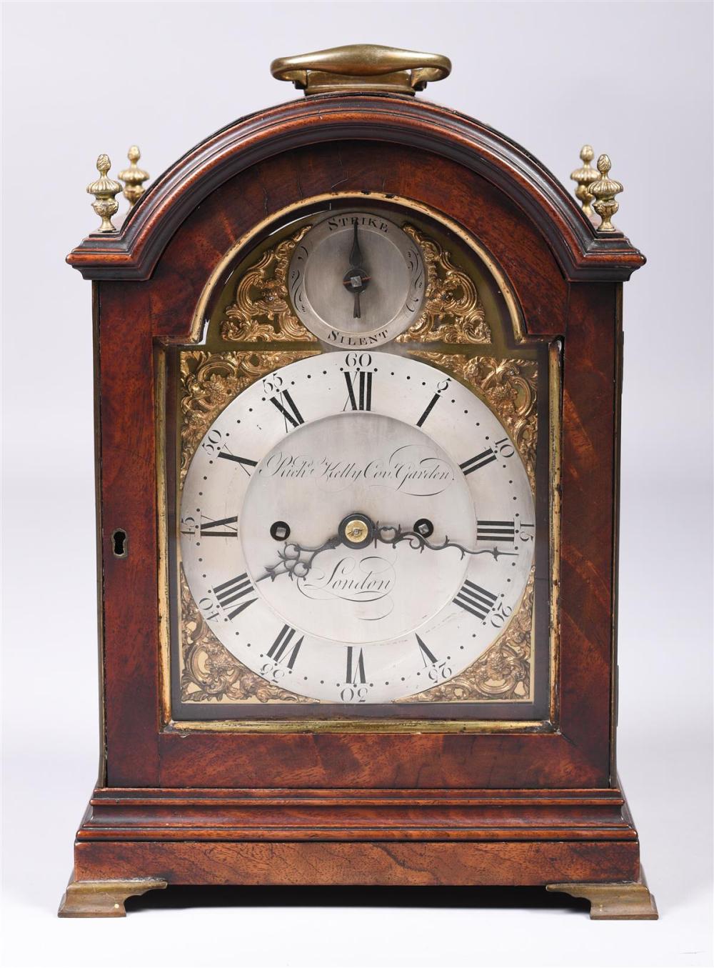 EARLY LONDON SHELF CLOCK SIGNED