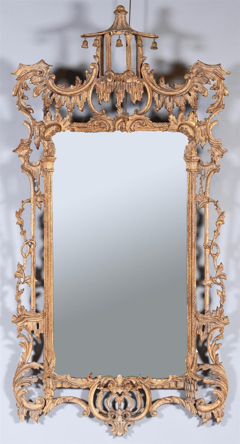 GEORGE III STYLE GILTWOOD MIRRORGEORGE 33b9d1