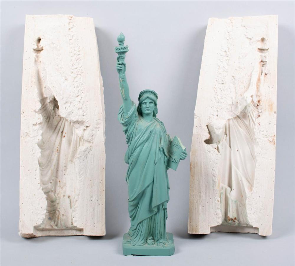 MINIATURE STATUE OF LIBERTY AND