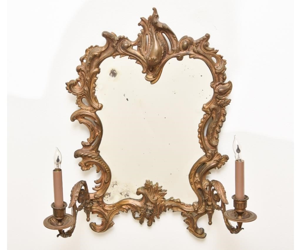 French bronze gilt wall sconce  339324