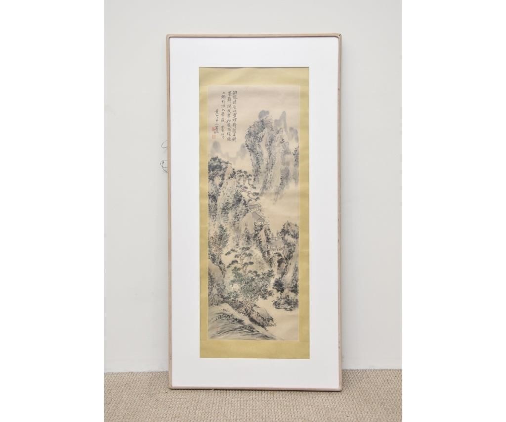 Large Chinese watercolor trees 33932f