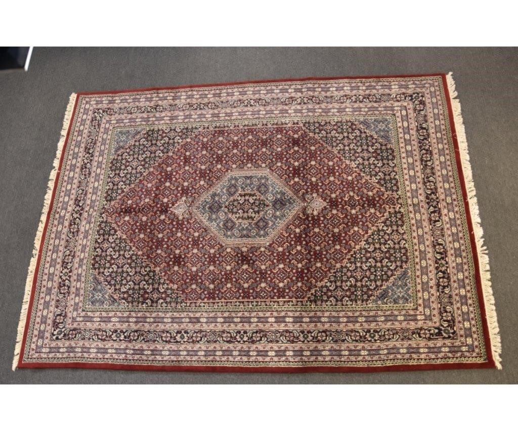 Persian roomsize carpet with blue 339345
