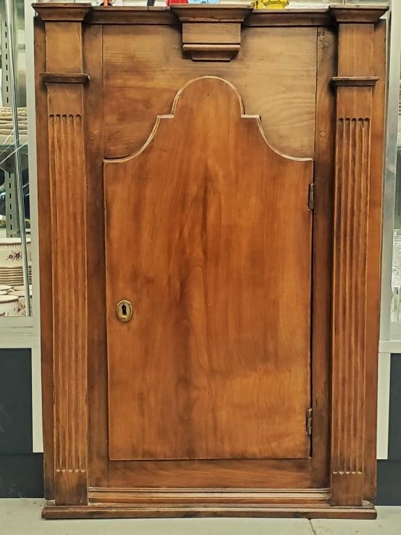 American Chippendale cherry Cupboard  33934a