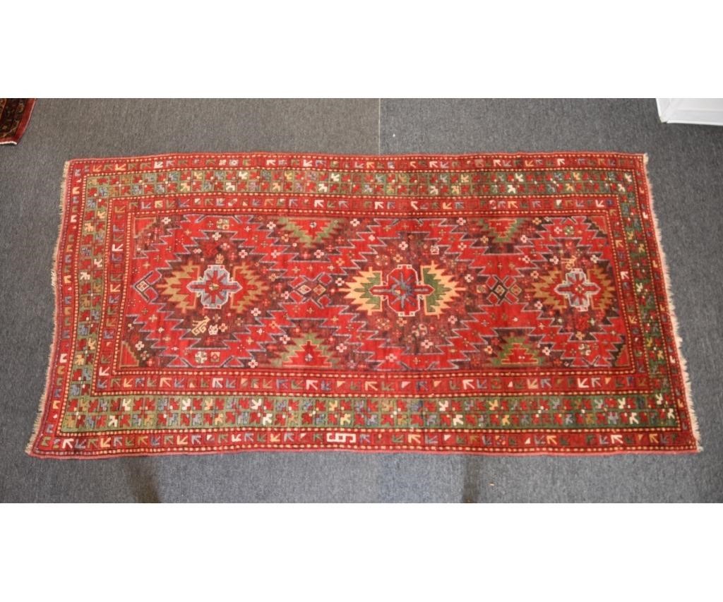 Antique Turkish center hall carpet 339360