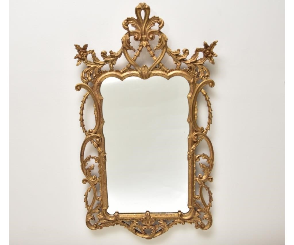 LaBarge gilt carved mirror in French 33939a
