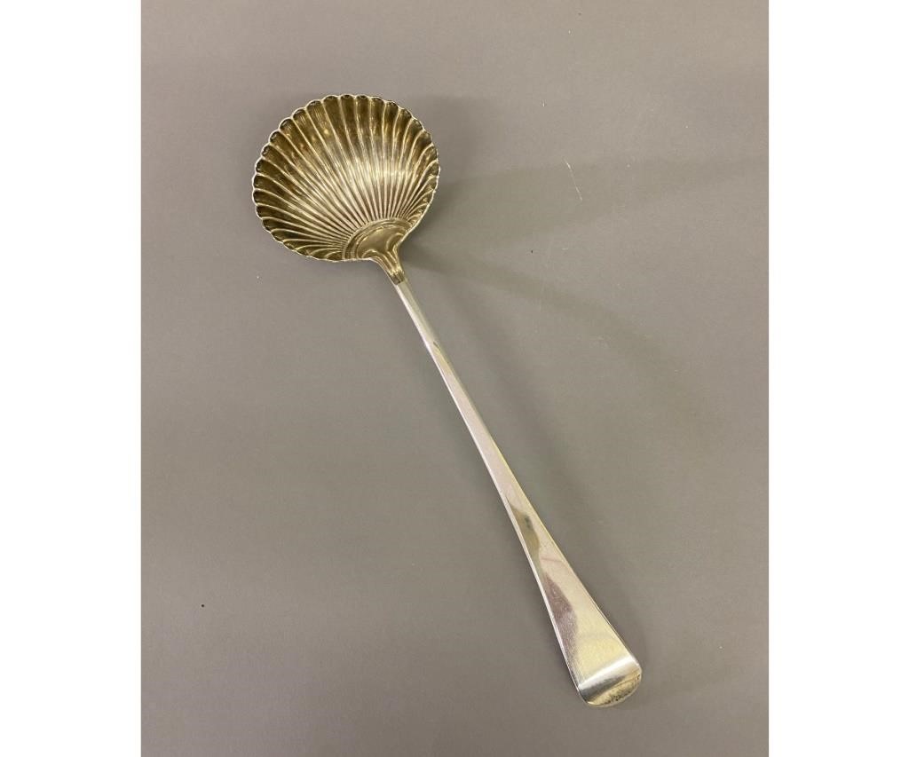 Georgian silver ladle, hallmarked,