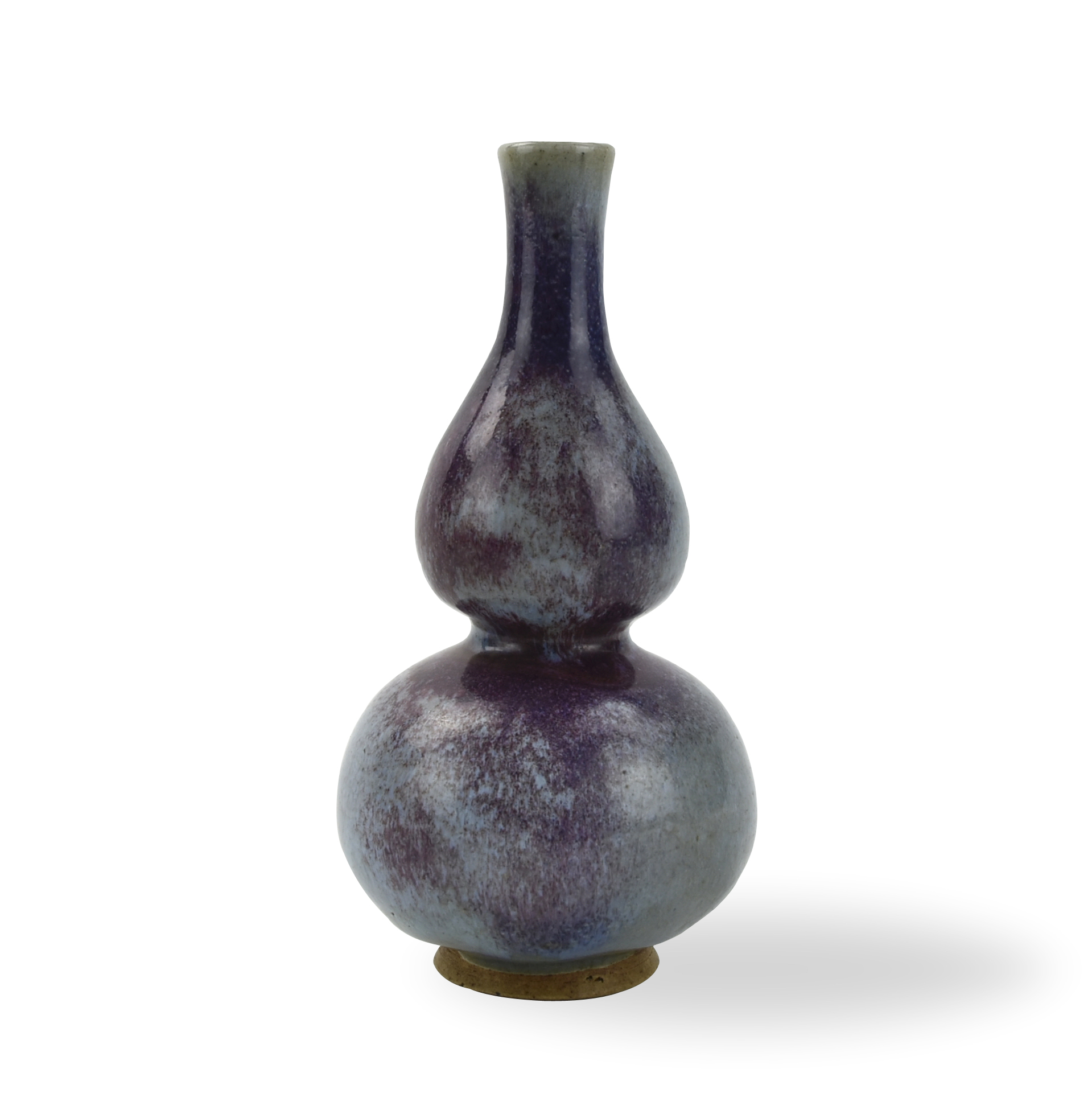 CHINESE JUN WARE GLAZED GOURD VASE  33945b