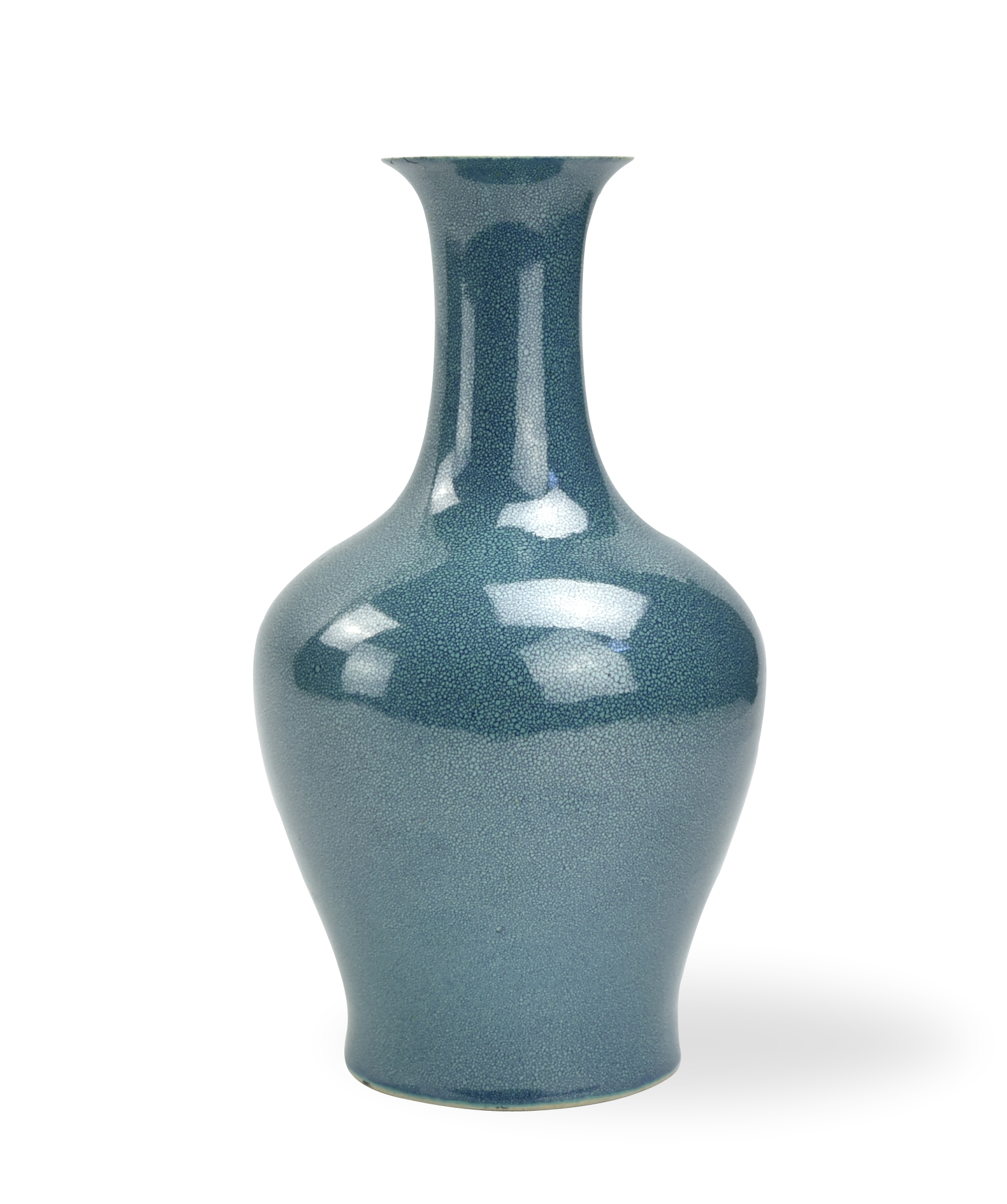 CHINESE ROBBIN'S EGG GLAZED VASE