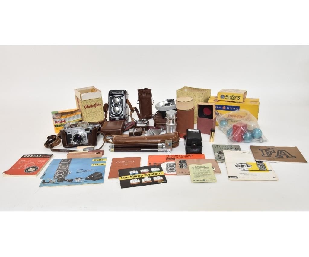Vintage Camera Equipment to include