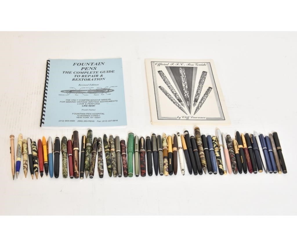 Large vintage pen collection to 33950b