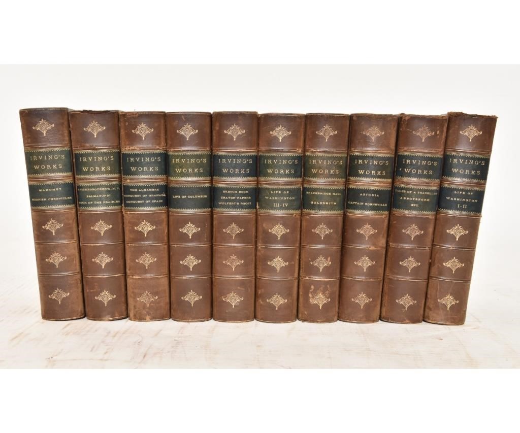 Irving, Washington works, 10 vols,