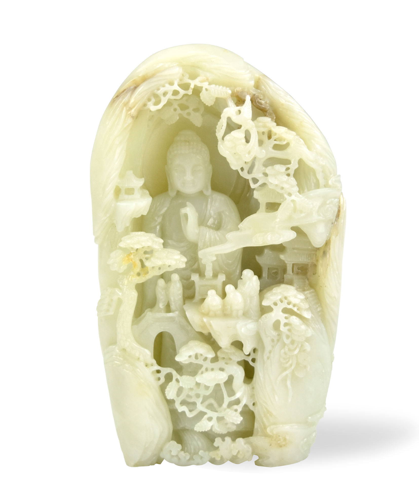 MAGNIFICENT CHINESE CARVED JADE 339555