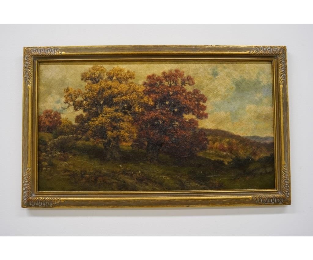 R. M. Decker oil on canvas fall