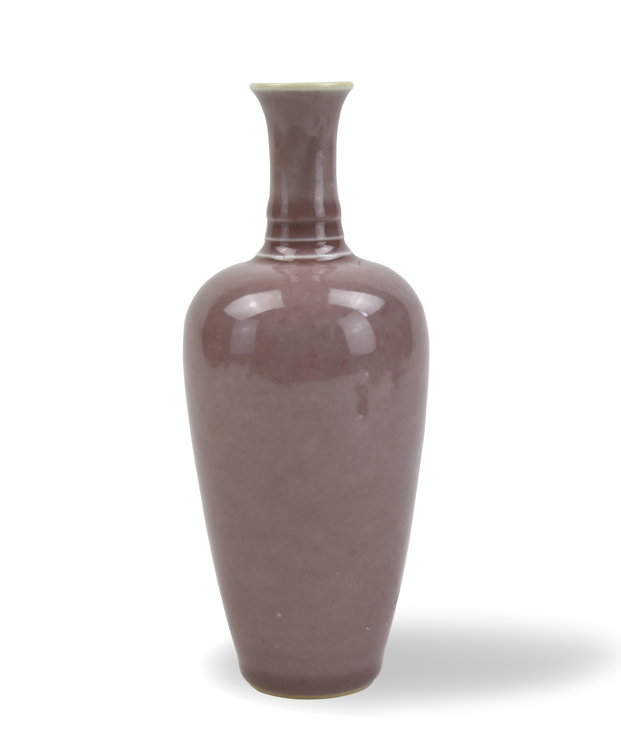 CHINESE PEACH BLOSSOM GLAZED VASE,