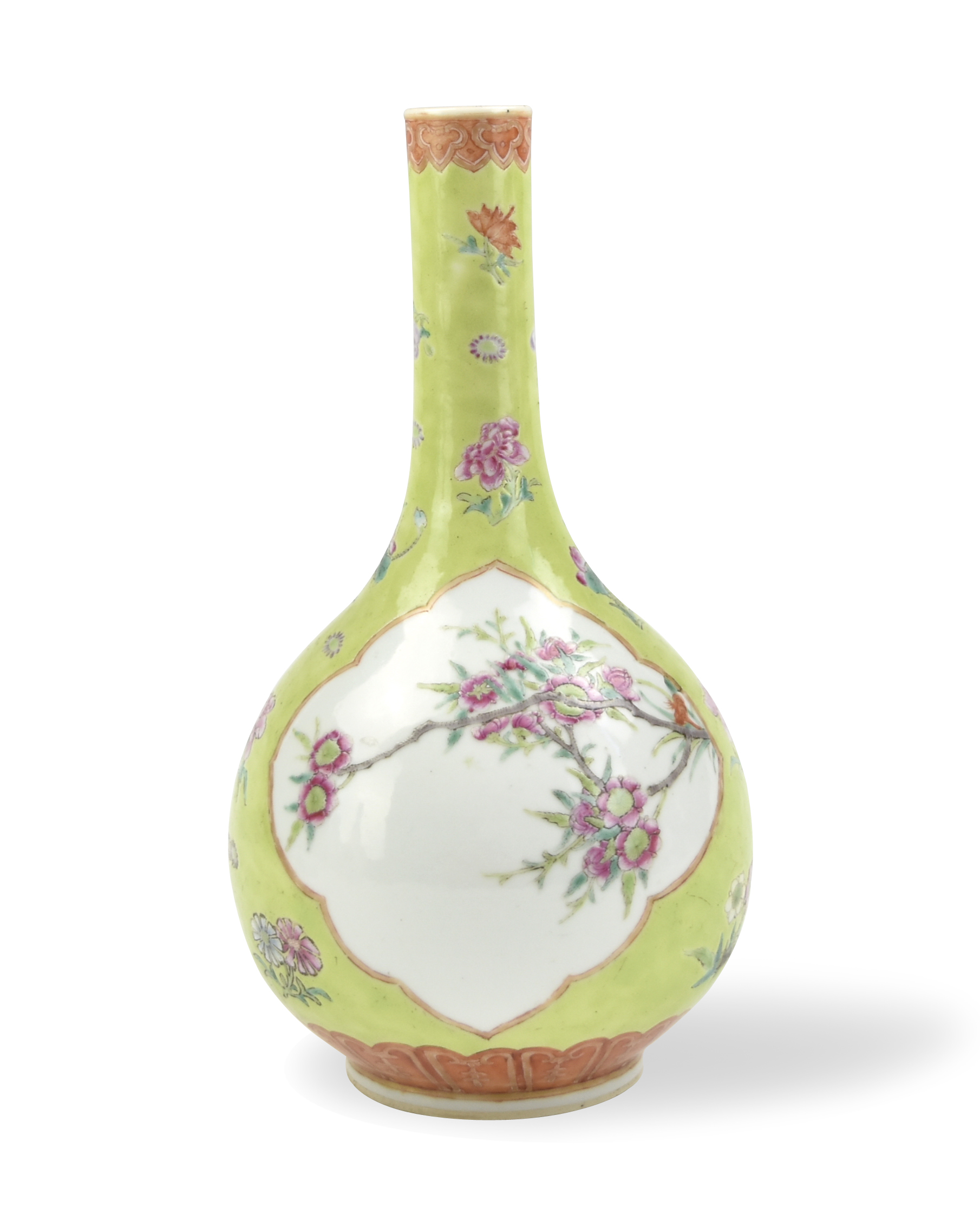 CHINESE LIME GREEN FAMILLE ROSE 3395f0