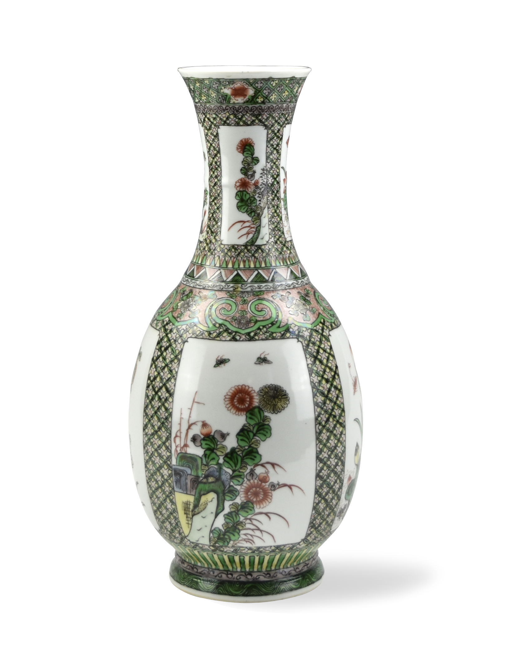 CHINESE FAMILLE VERTE VASE GUANGXU 339628