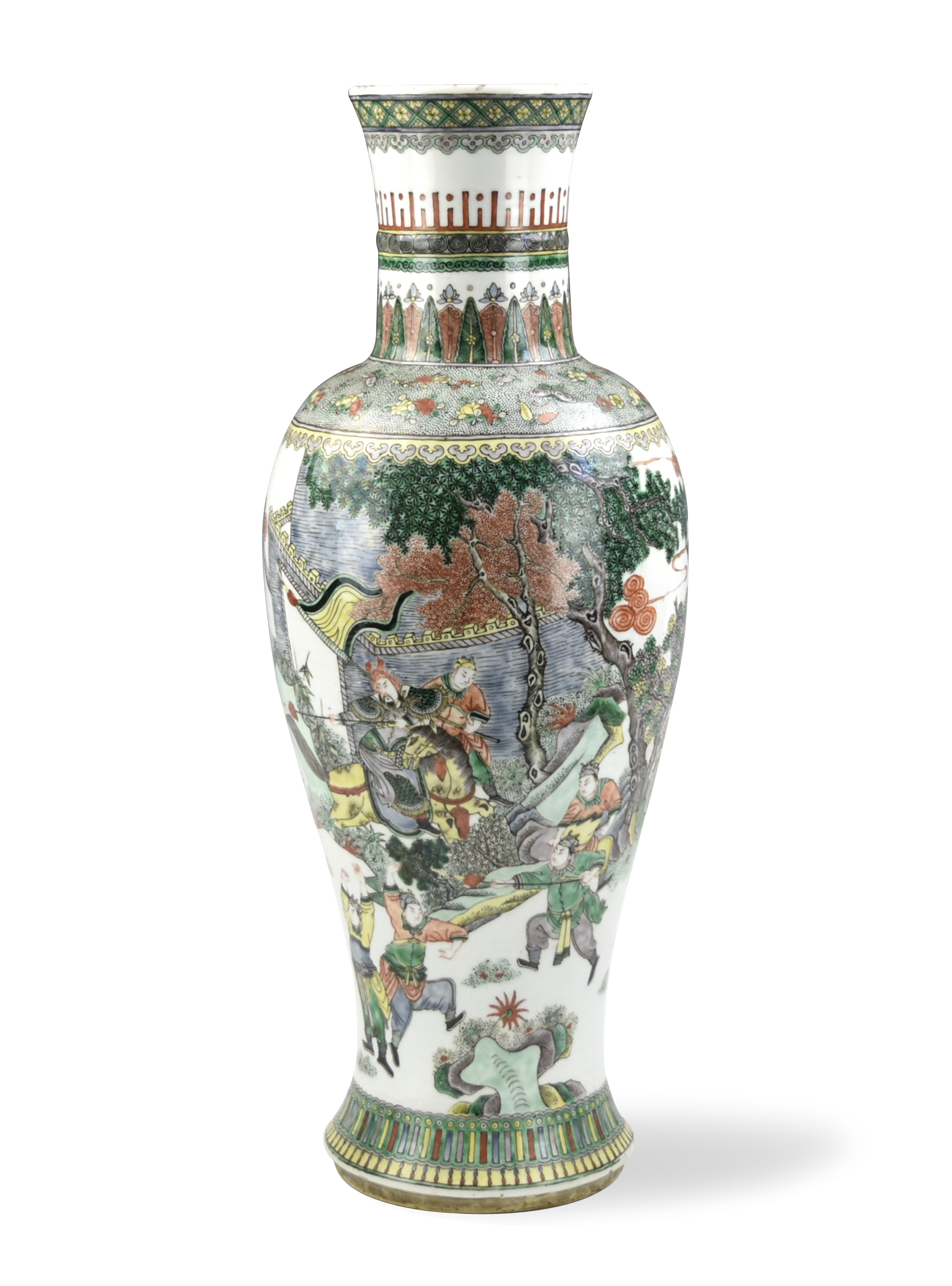 LARGE CHINESE FAMILLE VERTE VASE 339623