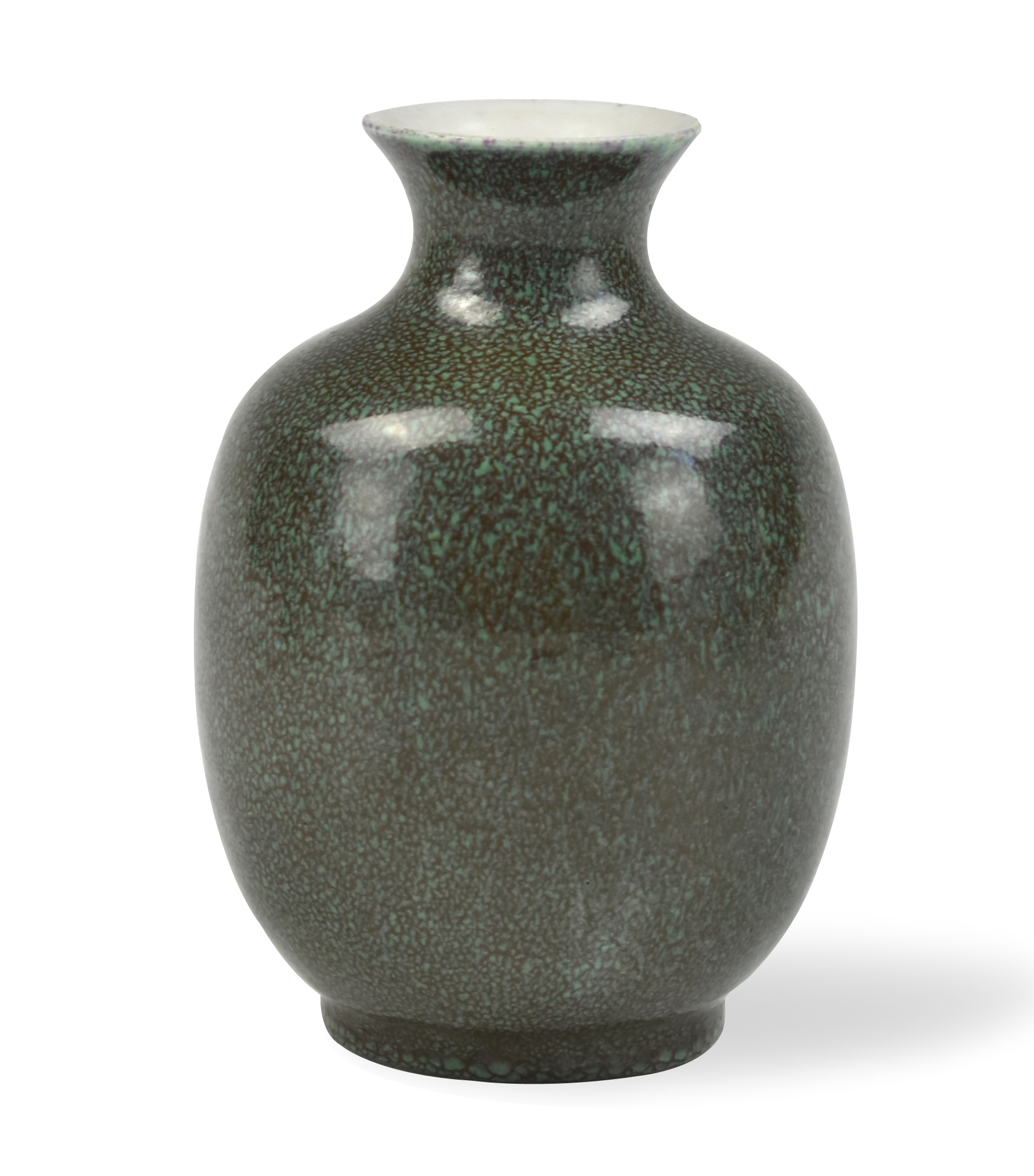 CHINESE ROBIN EGG GLAZED VASE,