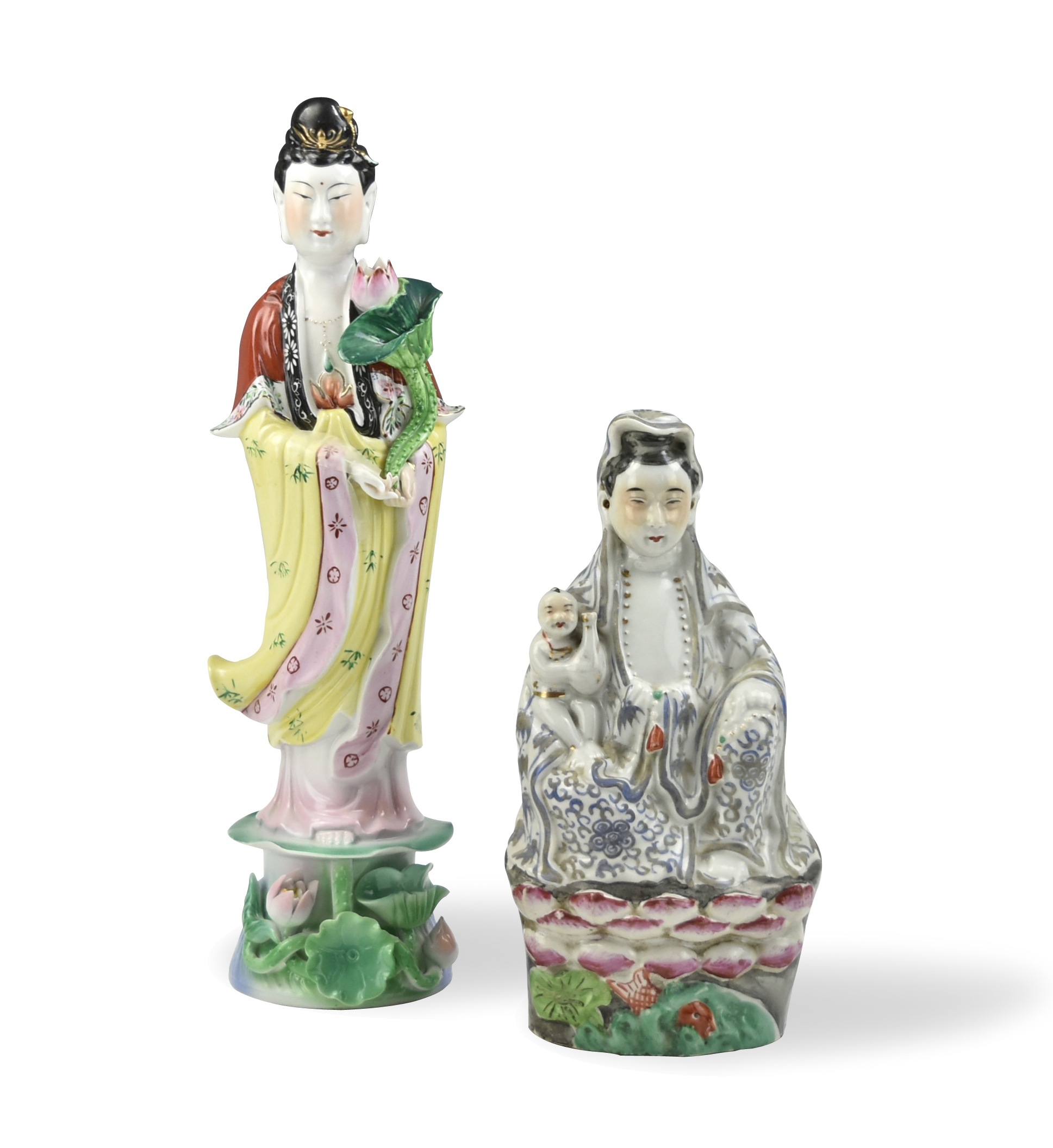 2 CHINESE PORCELAIN FIGURES OF 3396c2