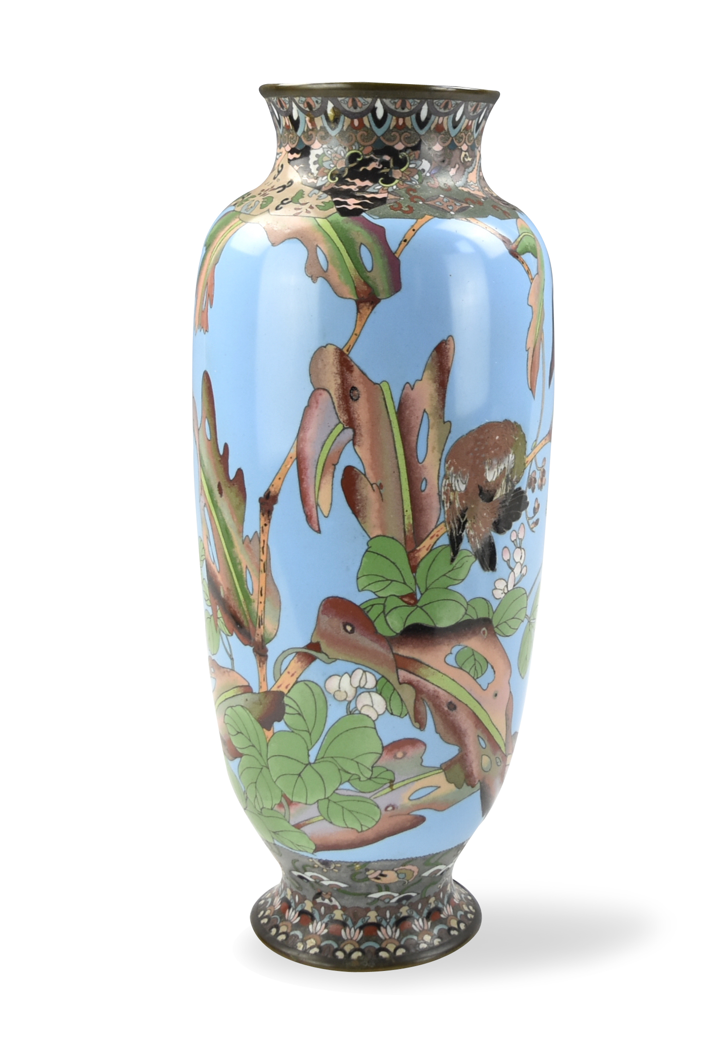 JAPANESE NATURELISTY VASE with 3396d7