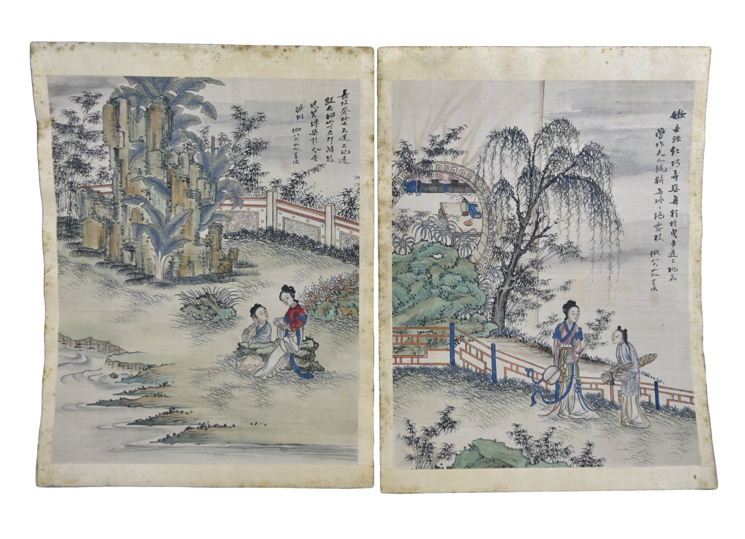 TWO CHINESE PAINTINGS Two Chinese 3396e9