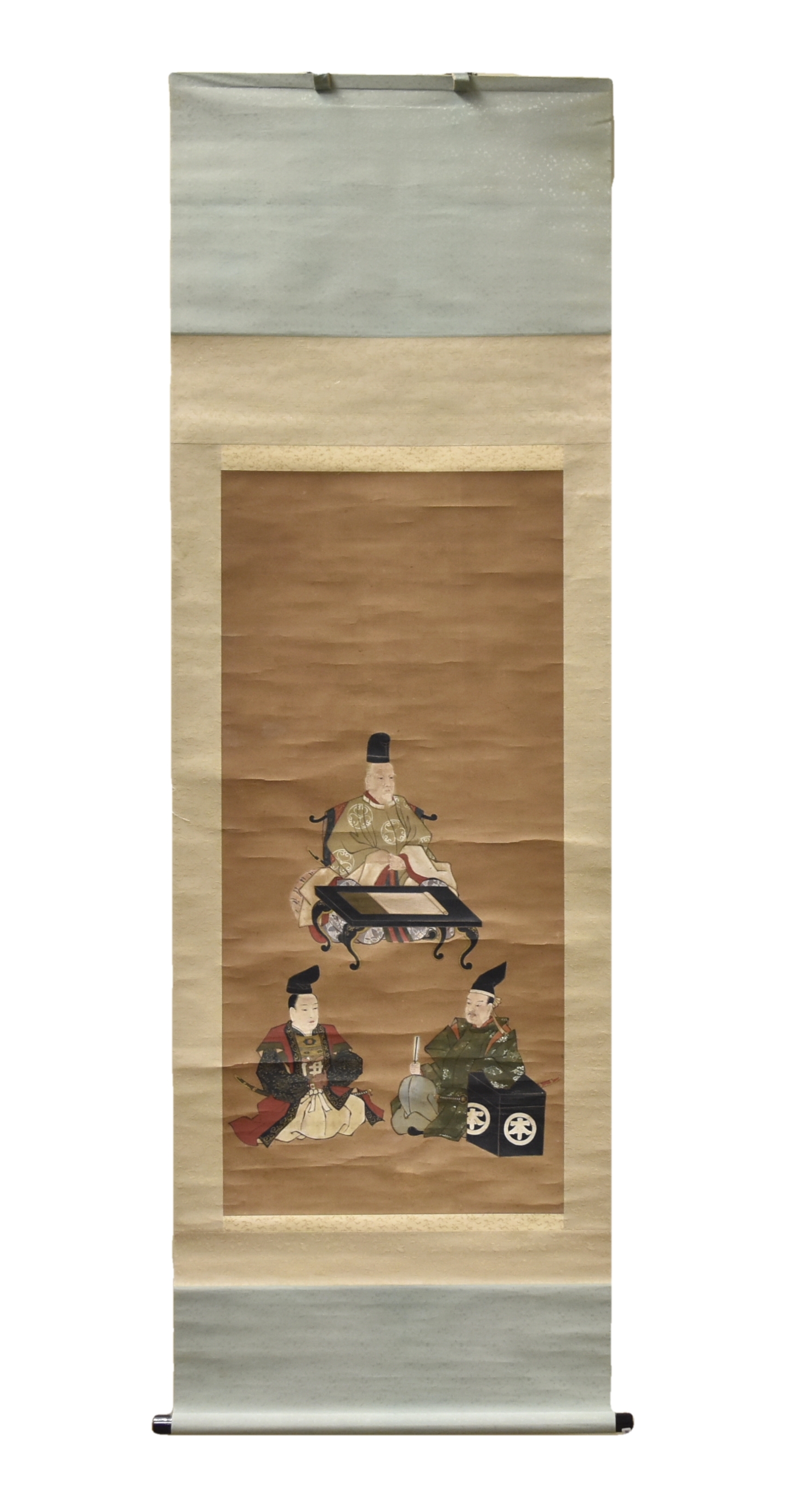 JAPANESE PAINTING OF 3 OFFICIALS