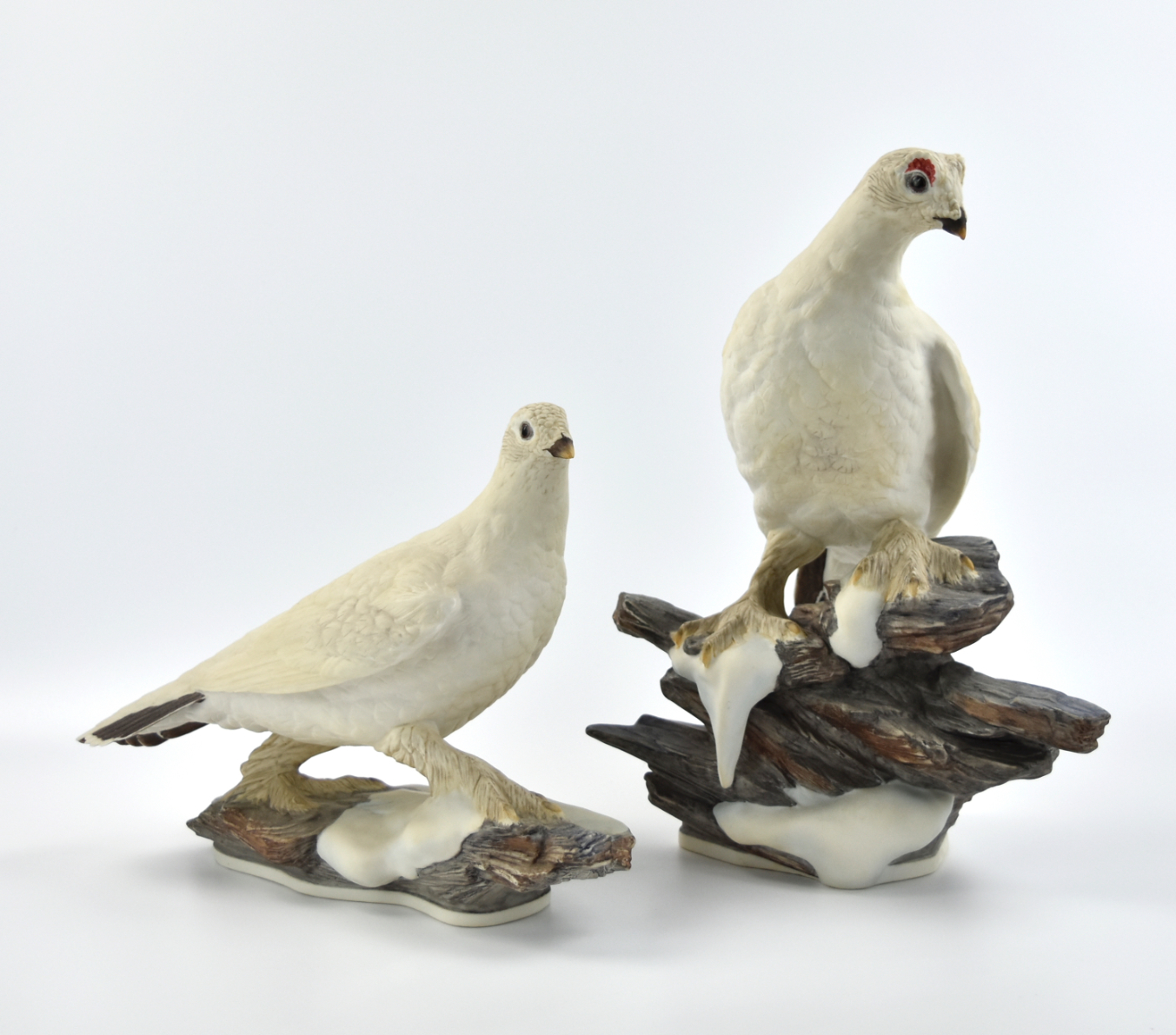 PAIR OF BOEHON PORCELAIN BIRD STATUE 3396f8