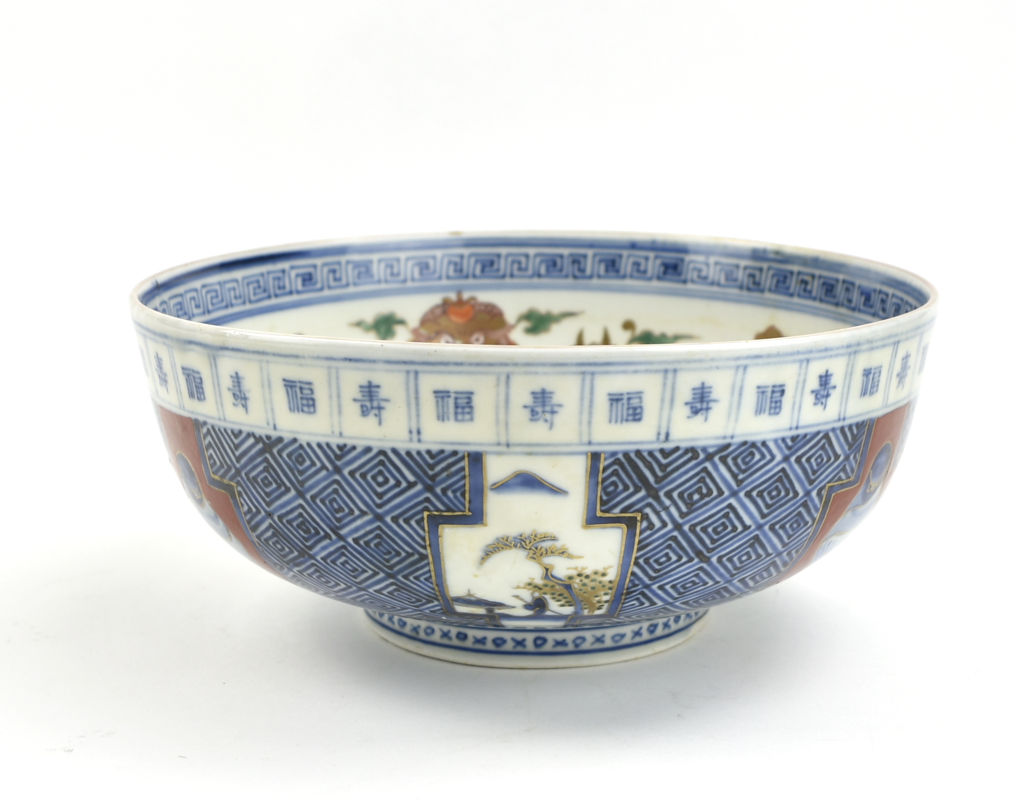 JAPANESE IMARI GILT PORCELAIN BOWL  339707