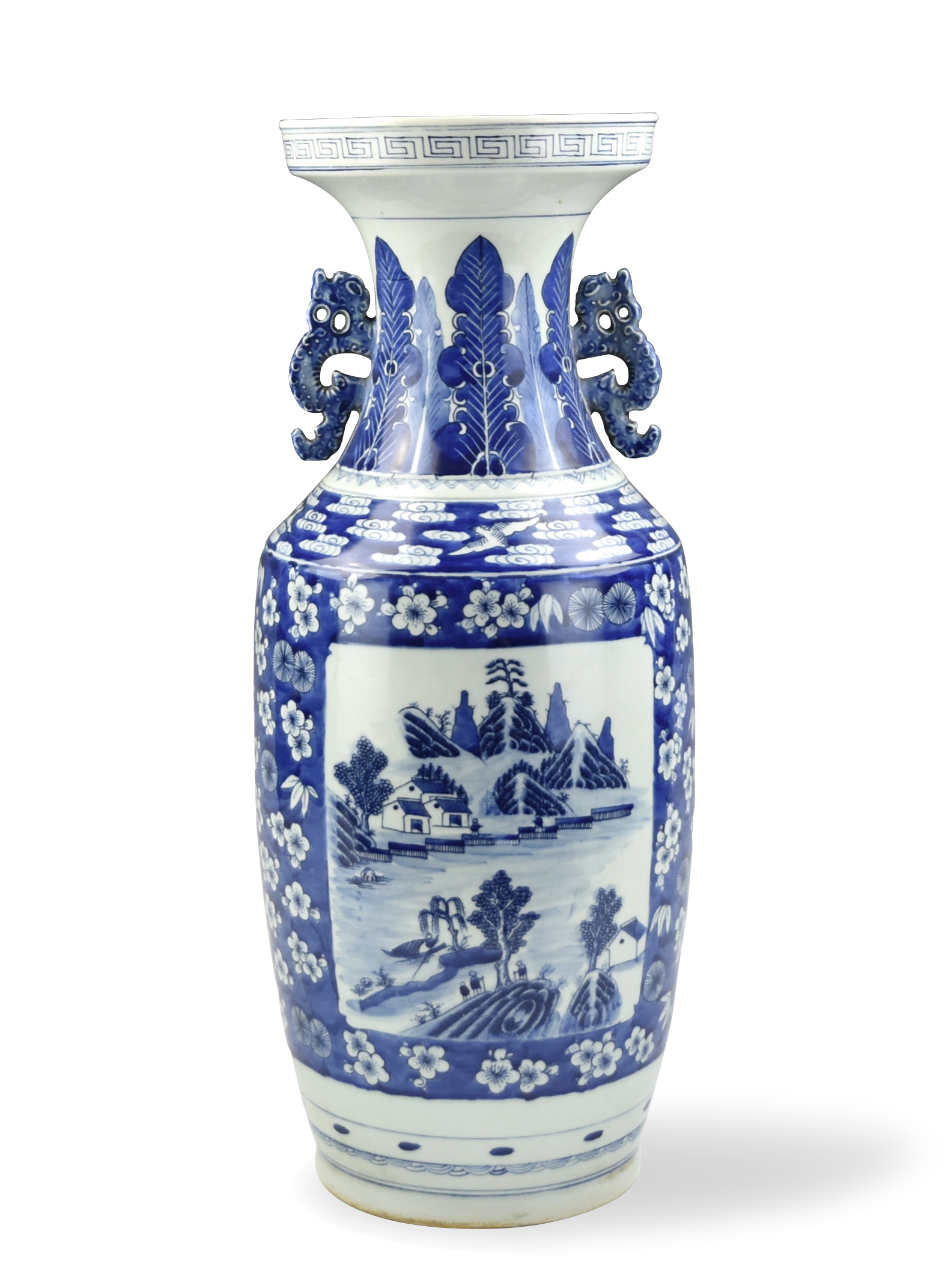 LARGE CHINESE BLUE WHITE VASE 33973f