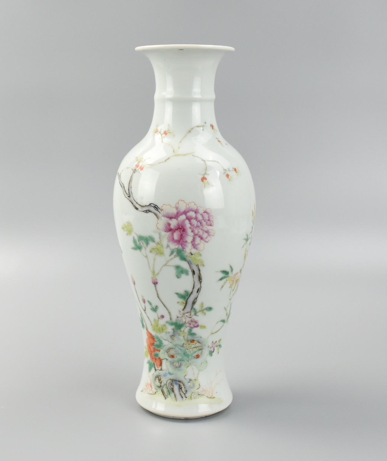 CHINESE FAMILLE ROSE VASE 19TH 339748