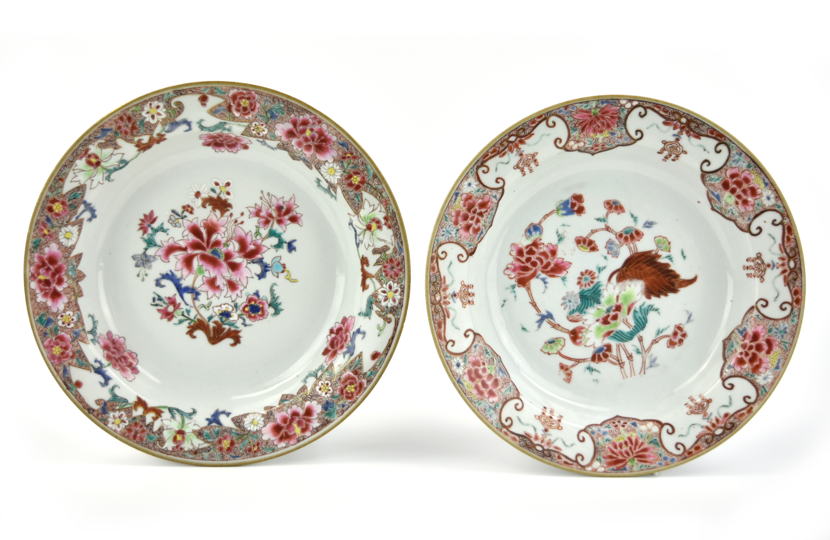 PAIR OF CHINESE EXPORT PLATE, YONGZHENG