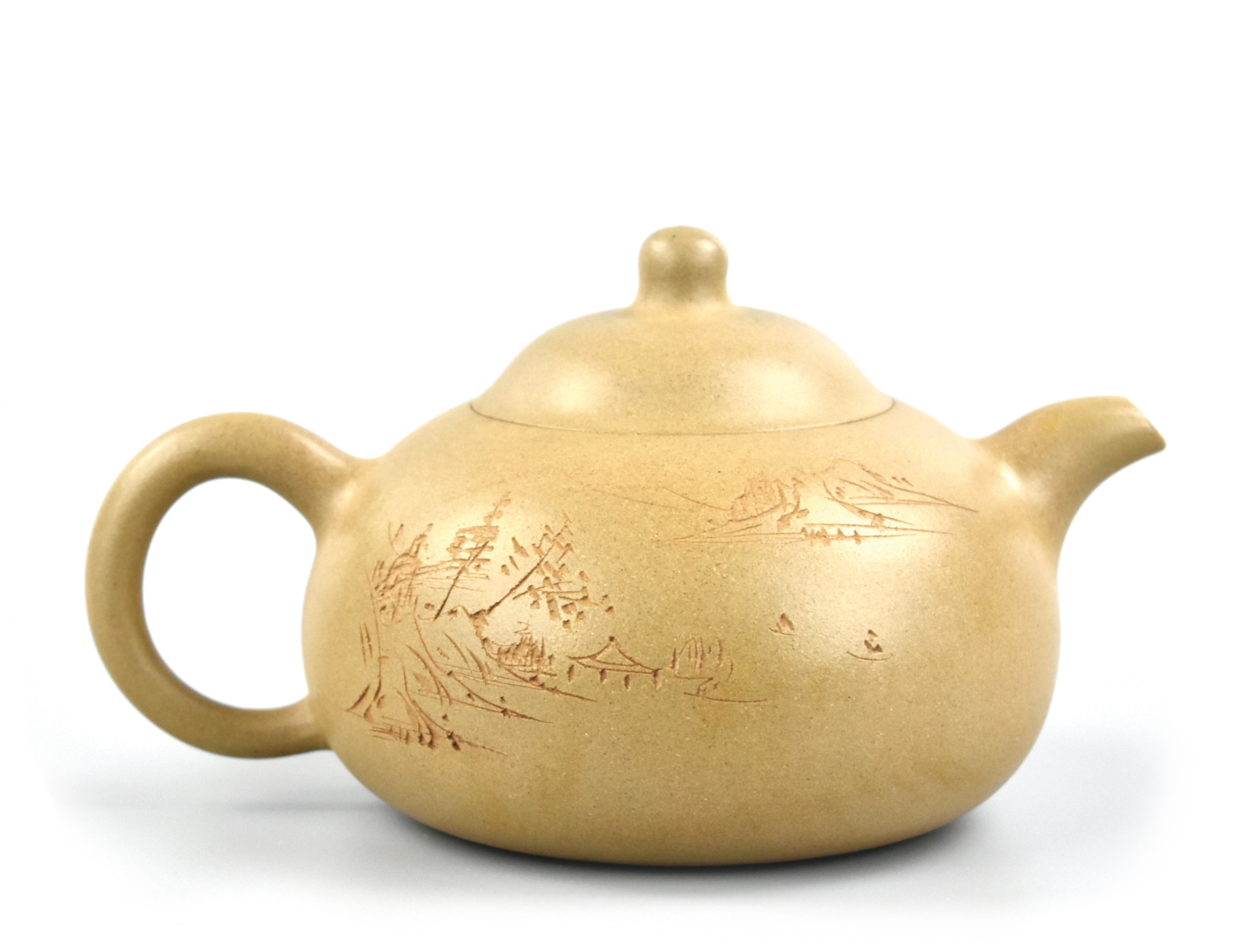 CHINESE ZISHA TEAPOT QING DYNASTY 33987a