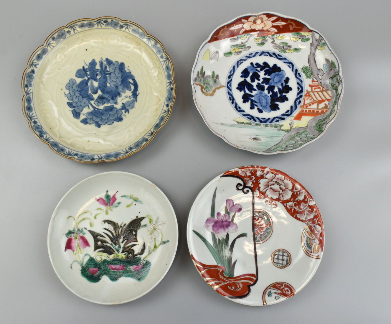 GROUP OF 4 CHINESE JAPANESE PORCELAIN 3398f9