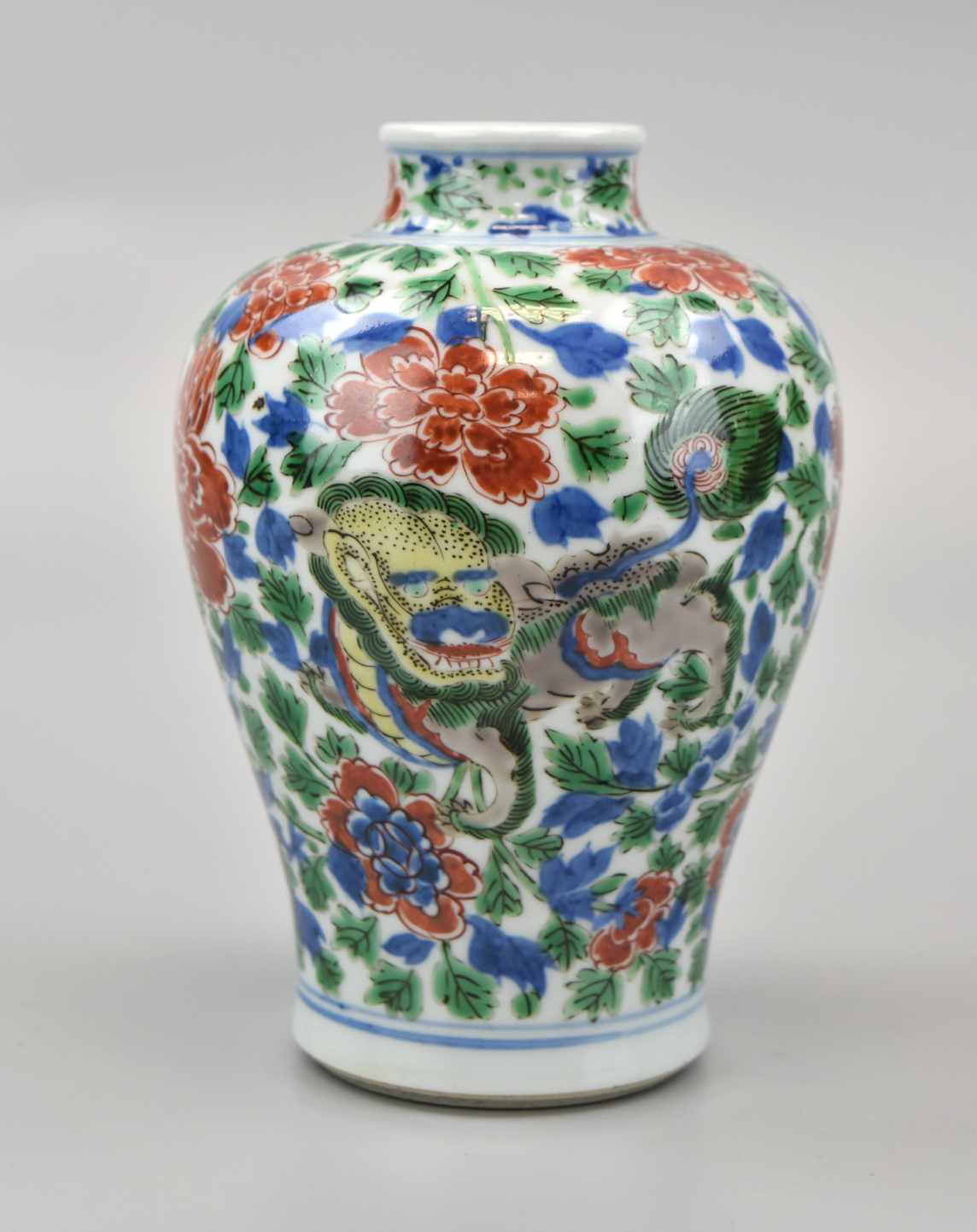 CHINESE FAMILLE VERTE MEIPING VASE 339906