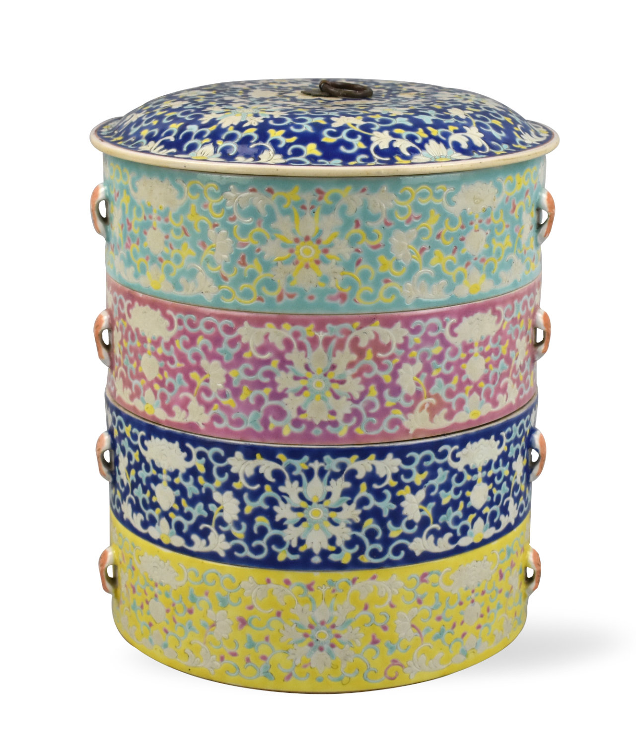 CHINESE FAMILLE ROSE COVERED STACKING 339999