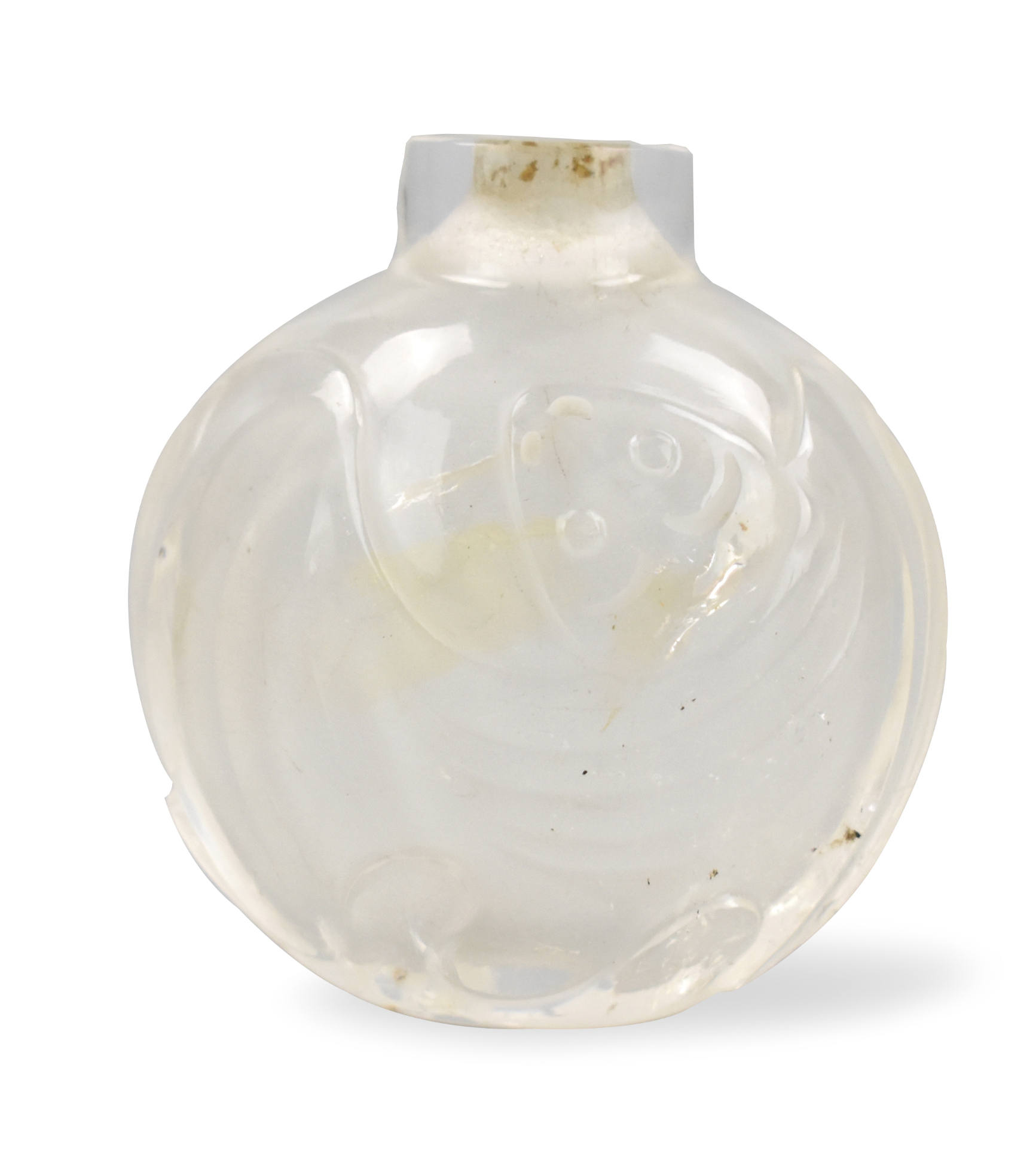 CHINESE ROCK CRYSTAL SNUFF BOTTLE  3399ea