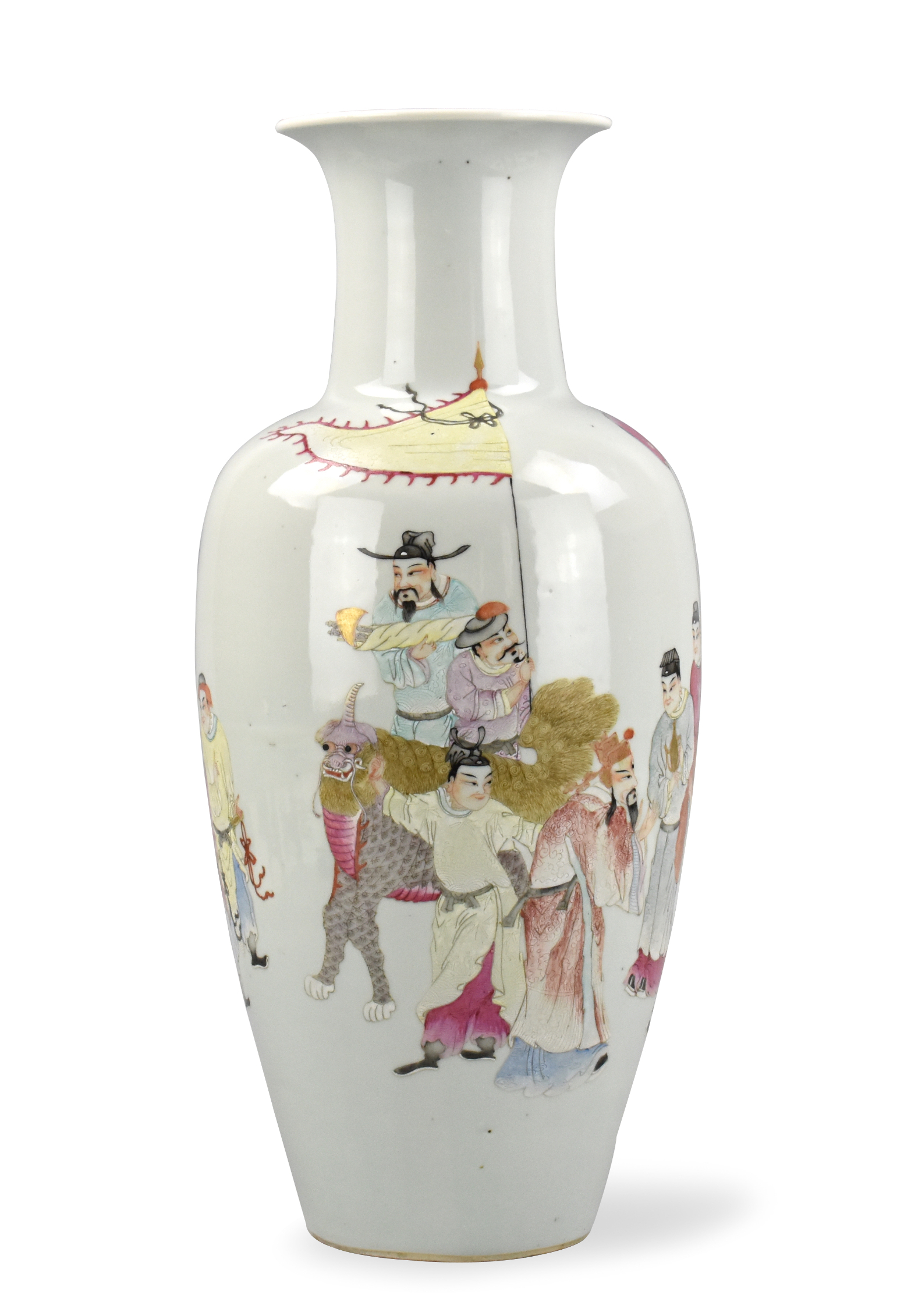 CHINESE FAMILLE ROSE GUANYIN VASE 339a0e