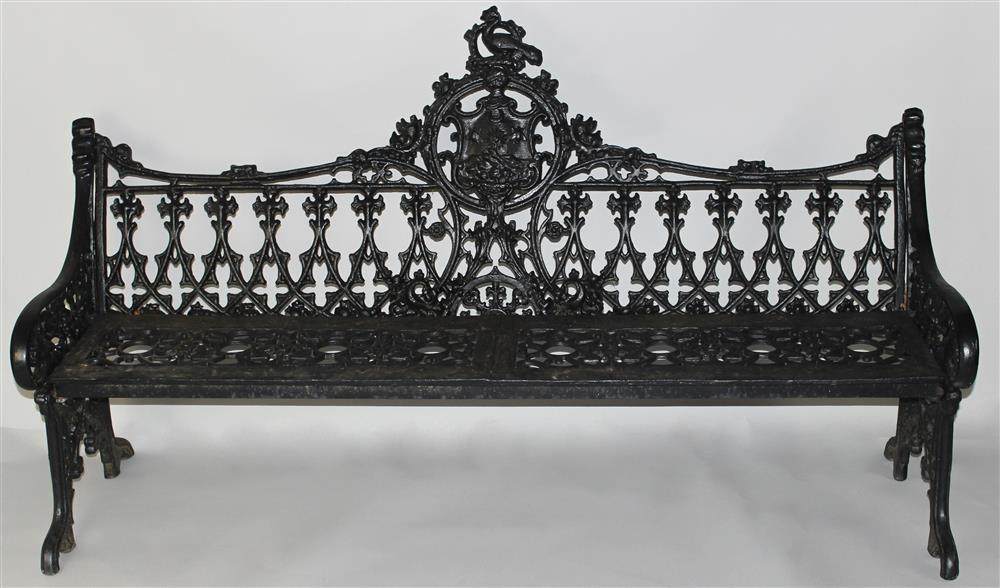 GOTHIC REVIVAL CAST IRON GARDEN 339a6a