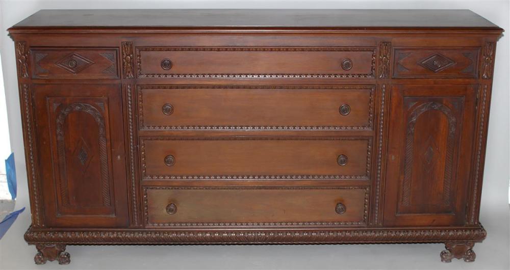 BAROQUE STYLE WALNUT SIDEBOARDBAROQUE