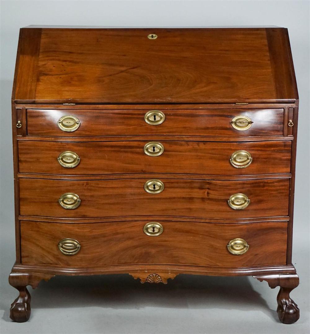 MASSACHUSETTS CHIPPENDALE MAHOGANY