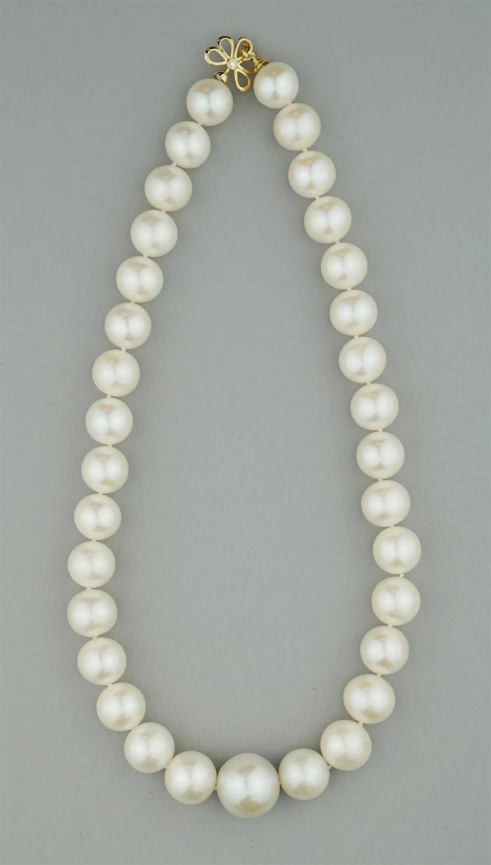 13 17 0MM GRADUATED SOUTH SEA PEARL 339b26