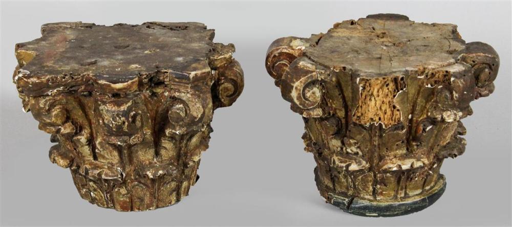 TWO CONTINENTAL CORINTHIAN CARVED 339b6b