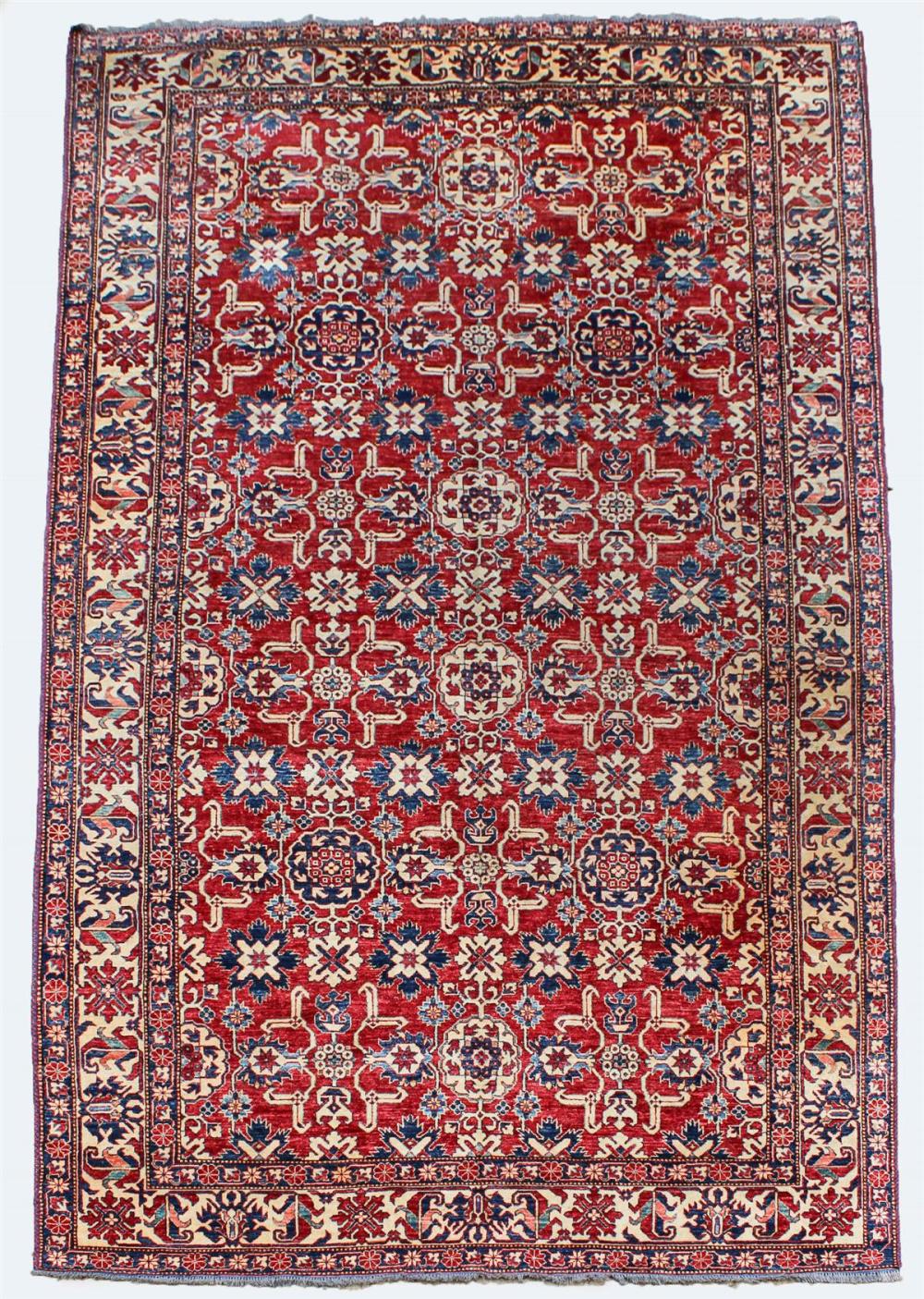 SEMI ANTIQUE TRIBAL WOOL RUGSEMI ANTIQUE 339b7b