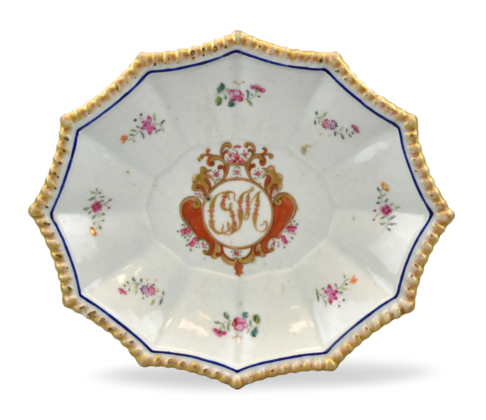 CHINESE EXPORT ARMORIAL PLATE ,18TH